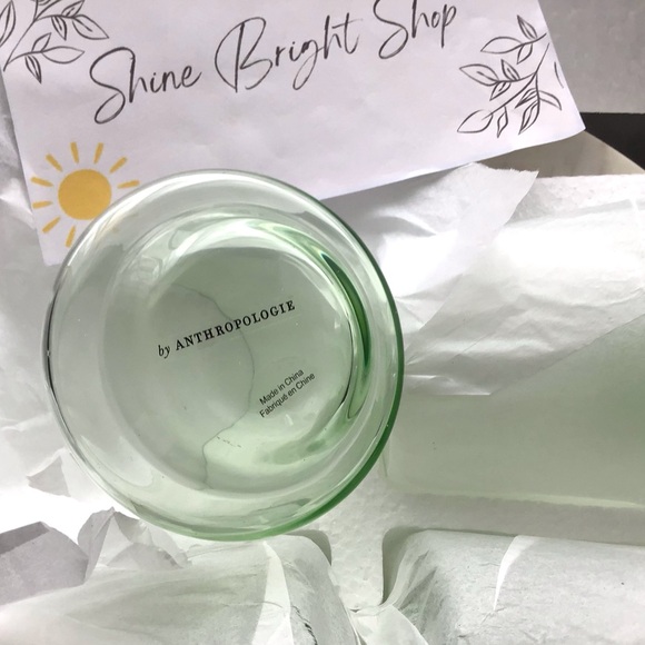 Anthropologie Wine Glasses Stemless Set of Four New In Box - Picture 6 of 7